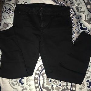 Celebrity pink black jeans